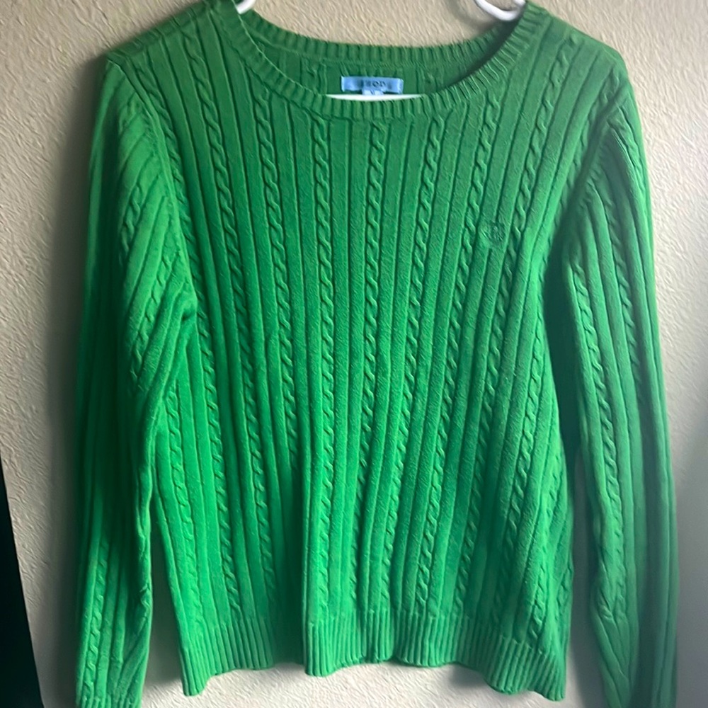 Green Knitted Sweater